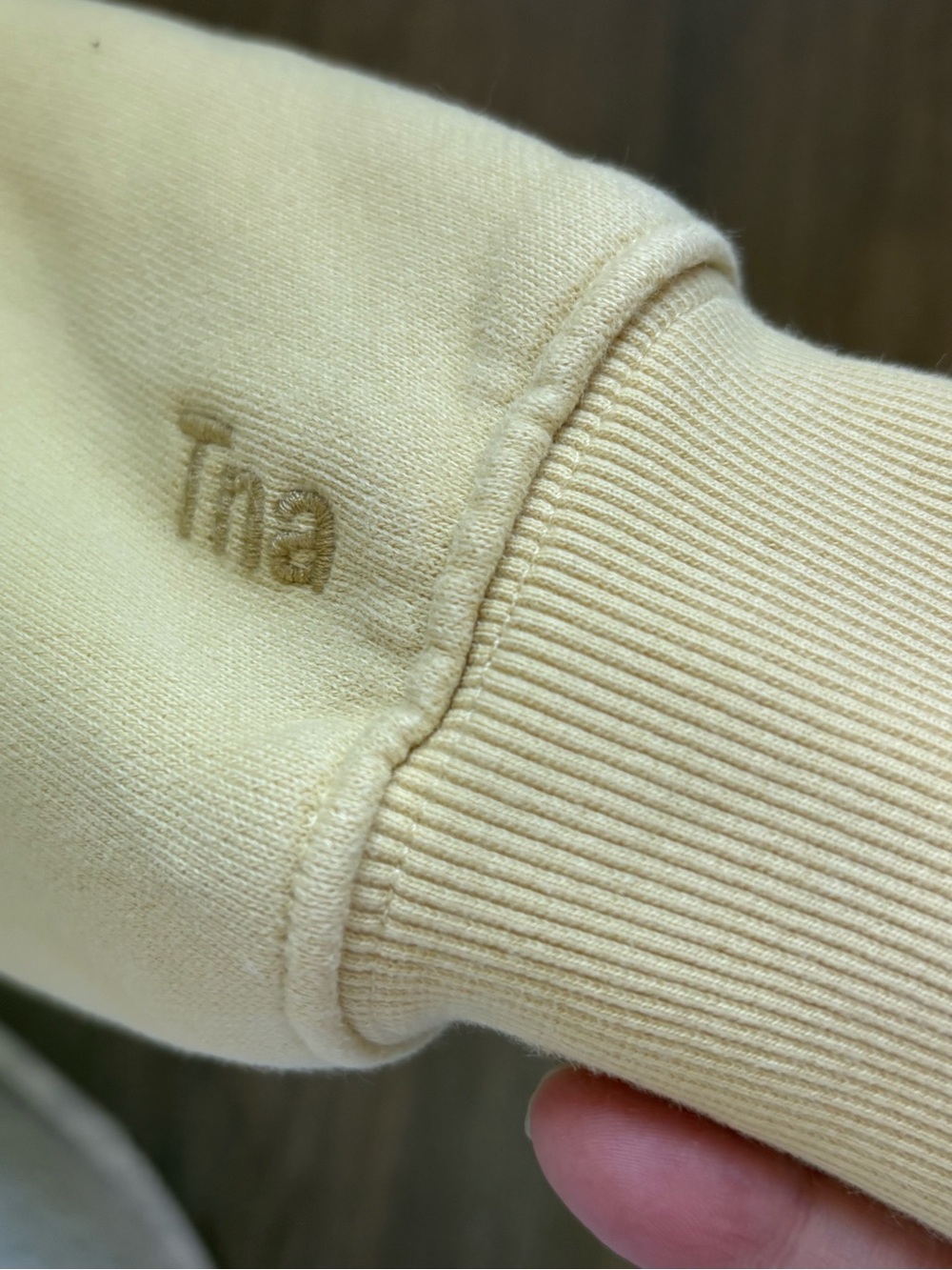 TNA Mega Quarter-Zip Soft Yellow Pullover Sweatshirt - Picture 8 of 13